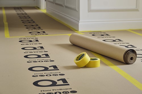 how to stop paint bleeding under tape - skirting boards