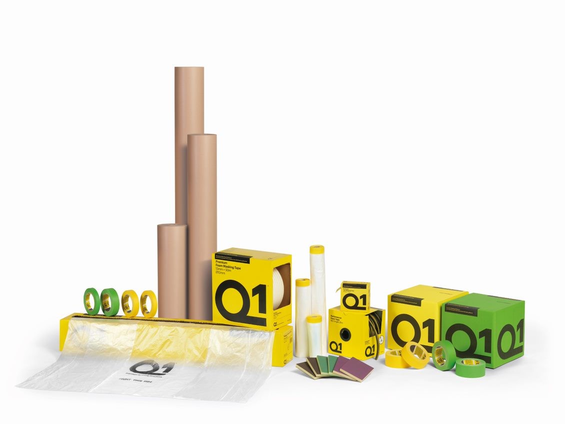 Q1® Automotive paint shop supplies that rock the market