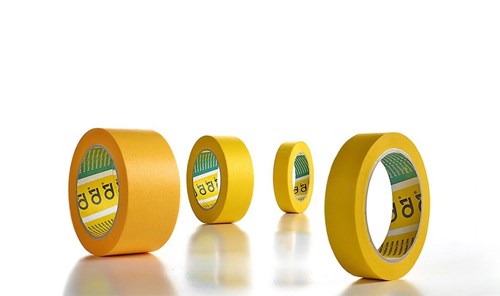 colored masking tapes yellow