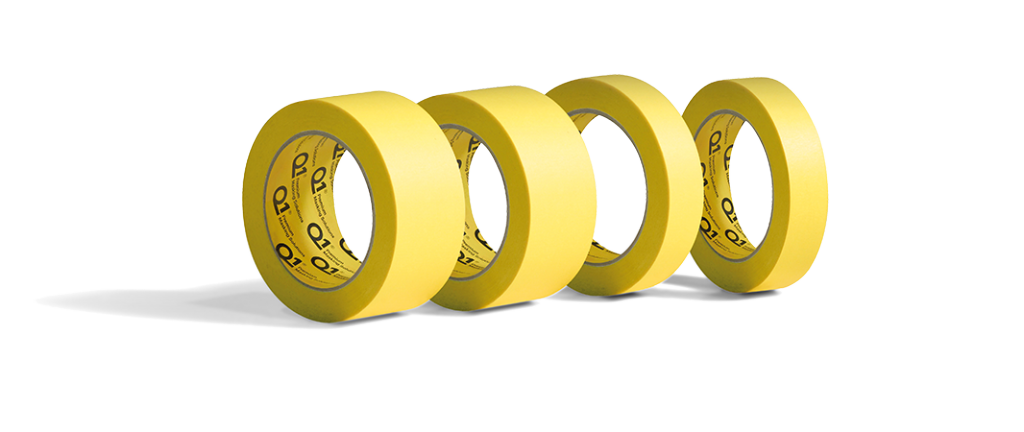 Yellow masking tape High-temperature