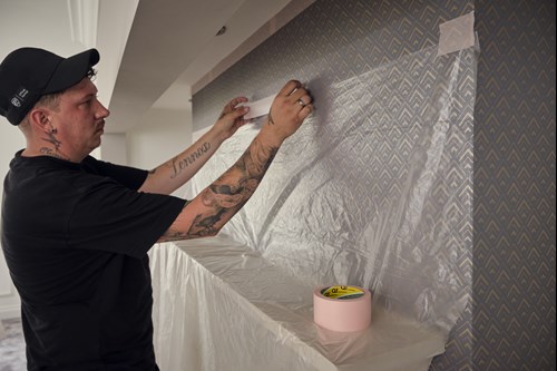 how to stop paint bleeding under tape - result