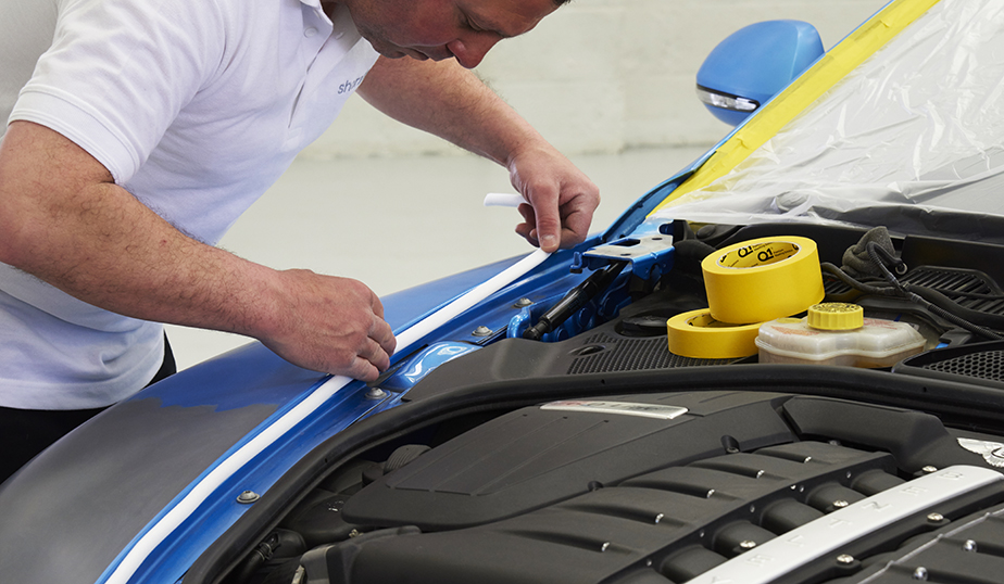 How to mask door jambs and gaps when painting a car