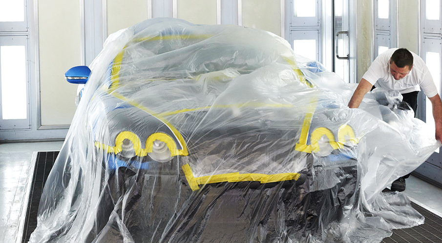 Automotive masking film advantages for car protection