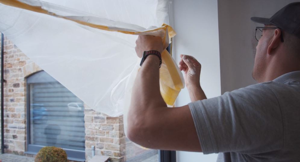 when to remove masking tape - paint