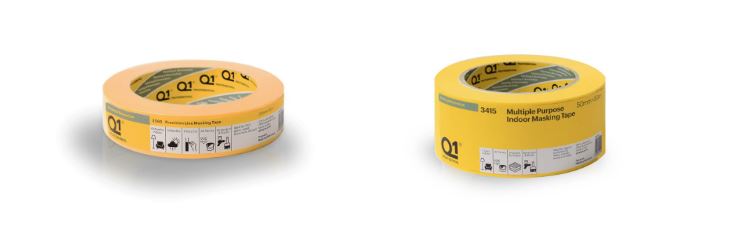 Details about   DIY Painting Model Yellow Masking Tape Water Solvent Resistance Fast Tapes 