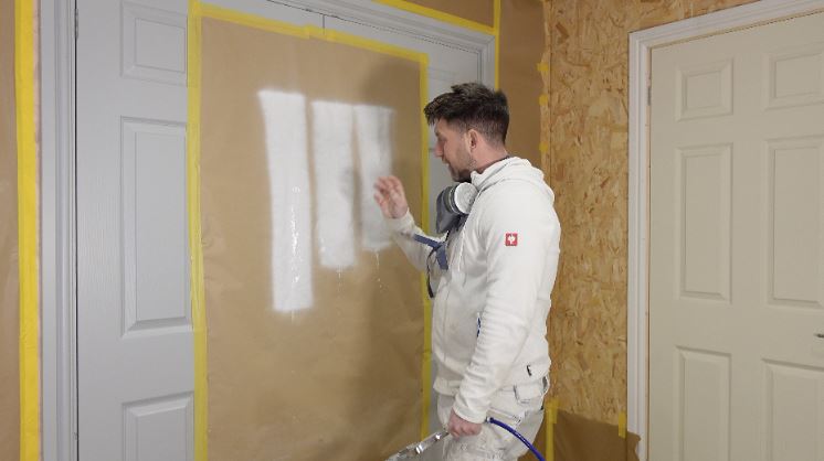 Test the quality of the spray pattern